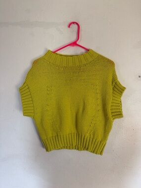 Anthropologie Maeve Yellow Sweater Tank